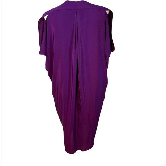 Kinwolfe washable Silk pre post Maternity bump Nursing dress tunic m medium - Picture 3 of 9